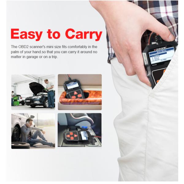 Handheld детектор Konnwei KW208 аккумуляторного пробника мастерской 12V BCI 1100CCA гаража свинцовокислотный
