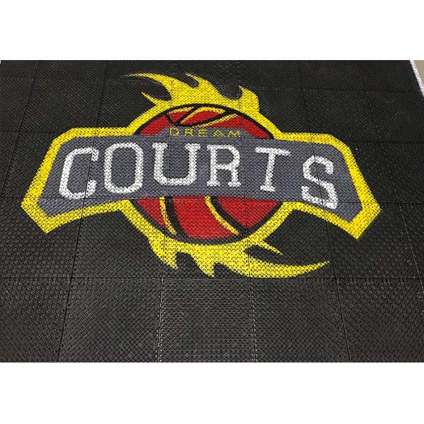 Portable Outdoor Basketball Court Flooring Easy Installation High Performance