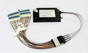 40 Channels C21-C60 Dual Fiber Athermal AWG Module With 1U Rack Mount, LC/UPC