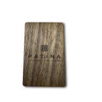 125khz 13.56mhz Cerradura de puertas de hoteles de madera Tarjetas de llave Forma rectangular