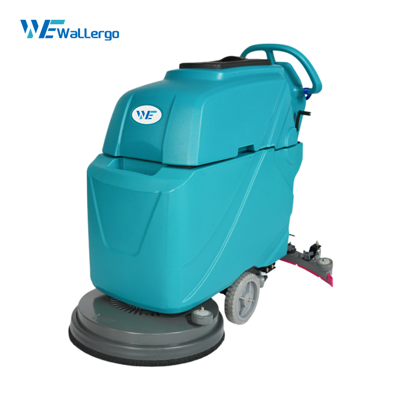 New Model 24V Electric Walk-behind Floor Scrubber Suitable for Cleaning School Hospital Gymnasium