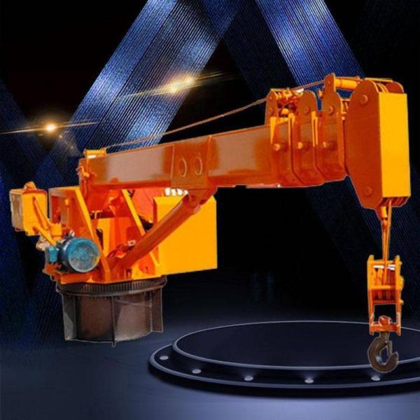 Складной или телескопический мобильный портовый кран для подъема