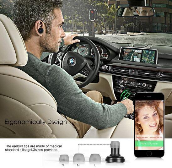2016 Fashion  New Car Chrger Bluetooth Headphone With Mulitfunction Key Q8