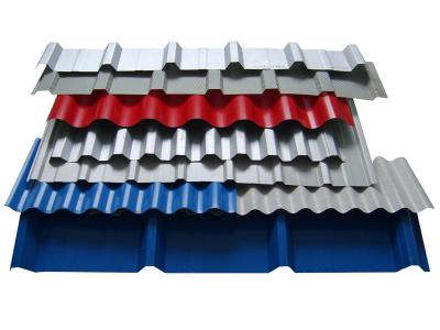 0.12-2.0mm Thickness SGCC Galvanized Steel Roof Sheet / Colored Metal Tile Roof Shingles