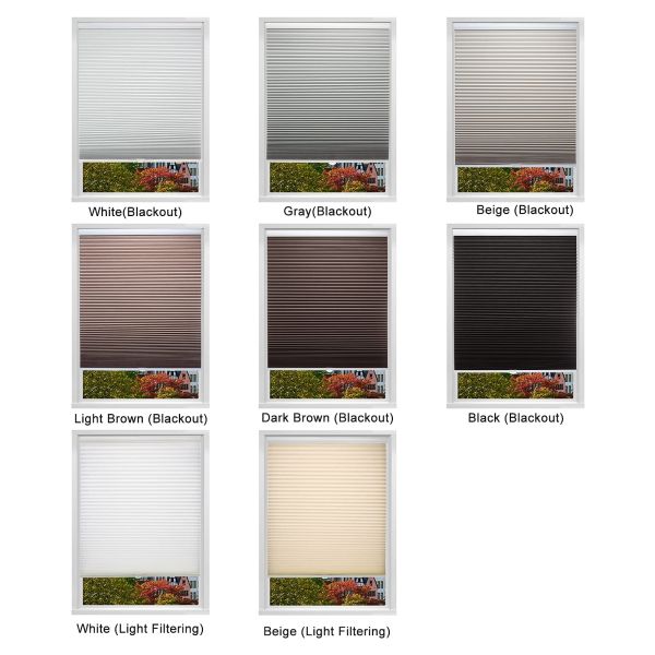 Factory Direct Light Filtering Thermal Insulation 100% Blackout Honeycomb Blind Cordless Cellular Shade