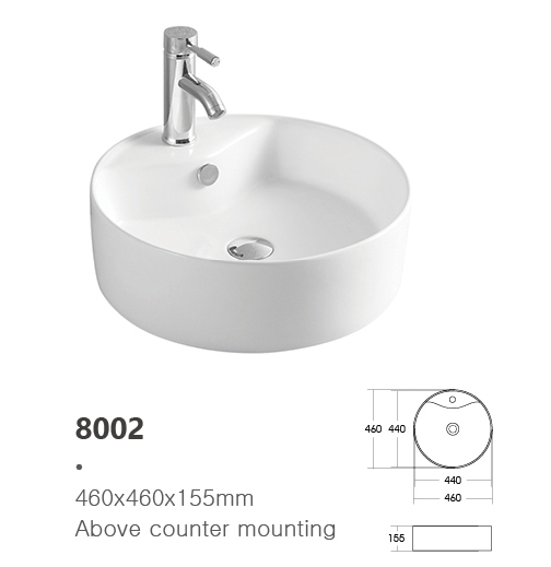 Chinese Factory Porcelain Vanity Art Above Counter Sink Bathroom Lavatory Ceramic Basin Sink