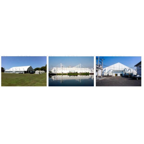 Big Outdoor Event Tents With Aluminum Frame PVC Waterproof Cover Curve Heart Shaped