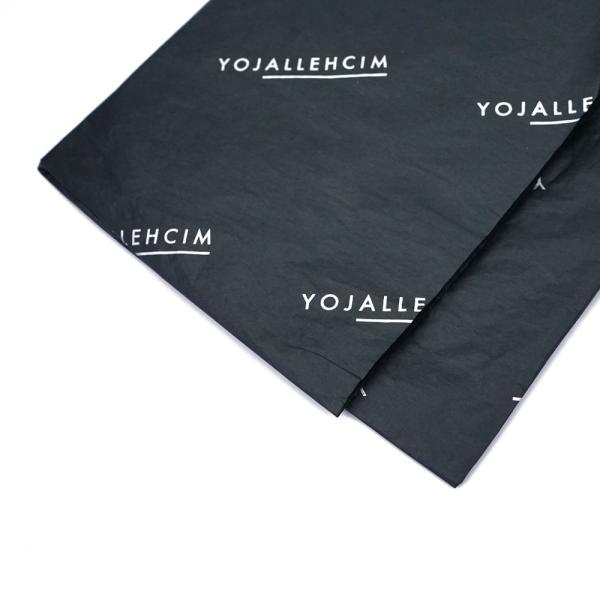 Gold Hot Foil Bamboo Pulp Gift Wrap Tissue Paper For Garment