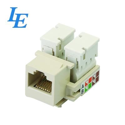 Ethernet Jack de K005-C5E Rj45 com montar fácil dos chapéus do prendedor/Disasemble