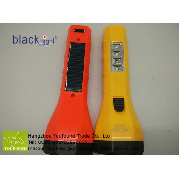 BN-410S Emergency Lighter Solar Torchlight LED Flashlight with Side Lamp