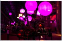 Balão conduzido colorido de cristal da luz do Celling inflável para o evento comercial