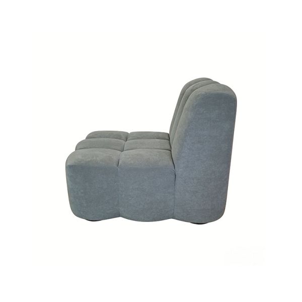 Vacuum Compressed Upholstered Modular Single Seat Fabric Compression Sofa Large Villa Apartment Living Room