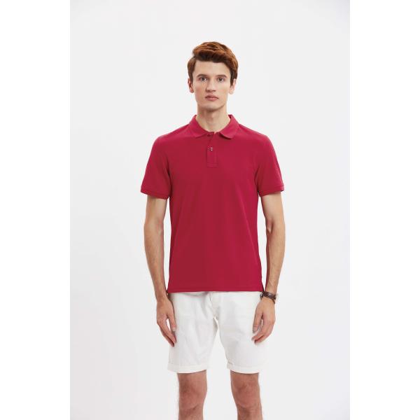 Люди верхнего сегмента уменьшают подходящий ODM футболки поло хлопка SGS никакое Pilling