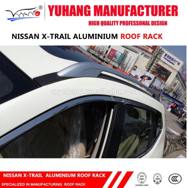 C091 HIGH QUALITY ROOF RAILS SIDE RAILS FOR NISSAN X-TRAIL ALUMINIUM ALLOY 2016 SILVER
