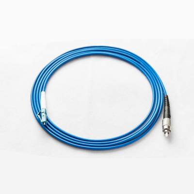 ISO9001 LC UPC Armored Fiber Cable 4 Core Single Mode Simplex LSZH