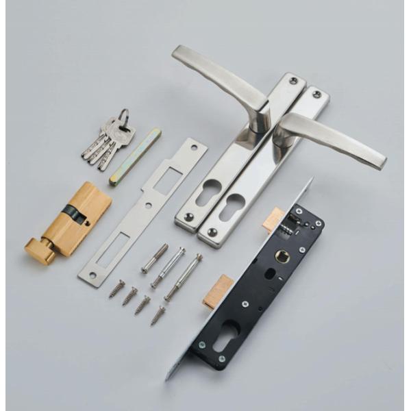 Ручка Mortice замка оборудования Lockset рычага Mortise алюминиевого сплава запирает тело