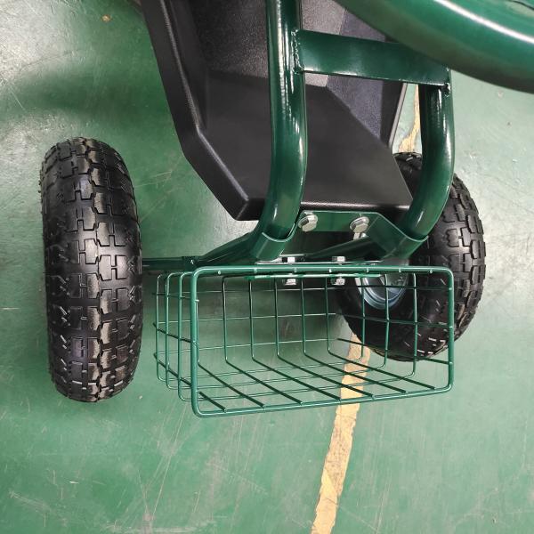 Hand Pull Seat Trolley For Children Aged 5 To 14 Years Old Rubber Wheels Seat Cart