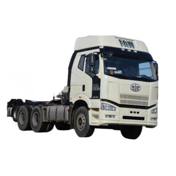 Heavy truck tow head FAW JH6 prime mover / 9 11 13 liters engine towing tractor truck