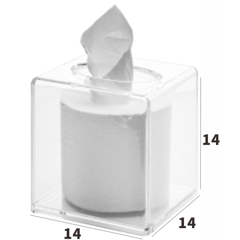Wholesale Modern Design Desktop Transparent Plastic Tissue Box Creative Drawer Holder for Home Restaurant