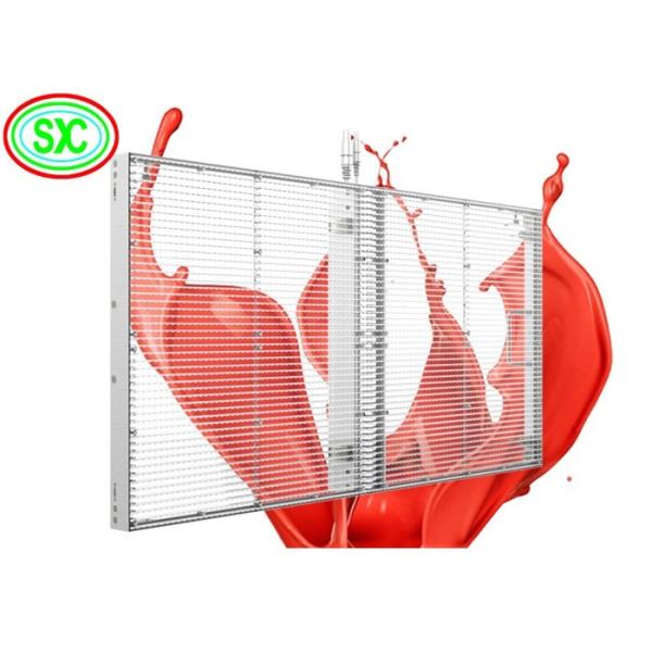 Led Transparent Screen SMD2121 Technology and Aluminum Cabinet for Optimal Results