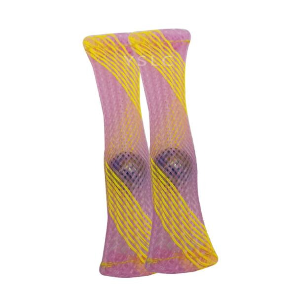 Colorful Flexible Marble Mesh Fidget Toy PET Expandable Braided Sleeving