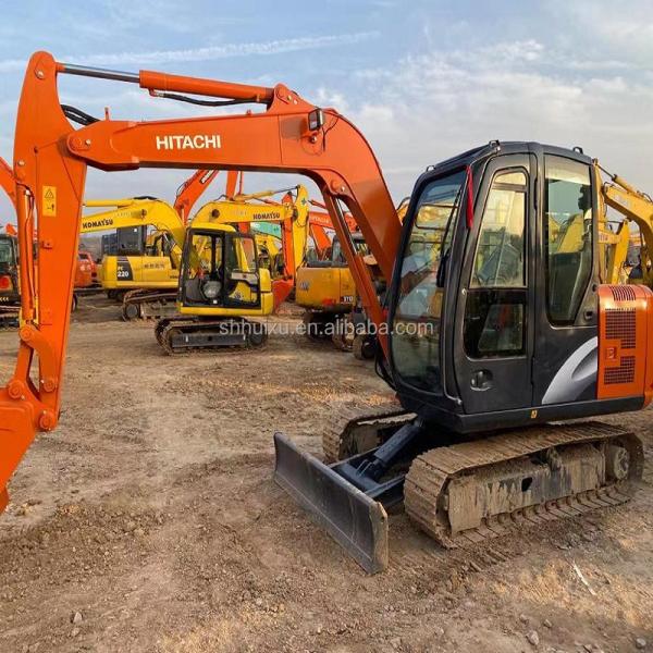 6000KG Zx60 Used Hitachi Excavator Original Color Used Hitachi Mini Excavator