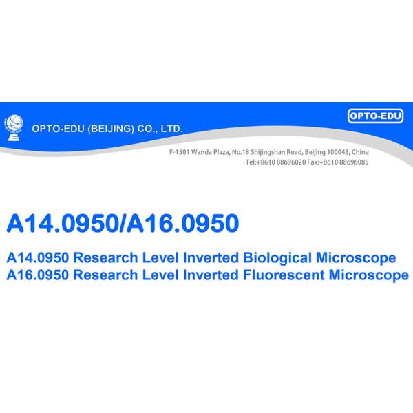 Opto Edu A14.0950 Research Level Inverted Biological Microscope Mortorized Condenser
