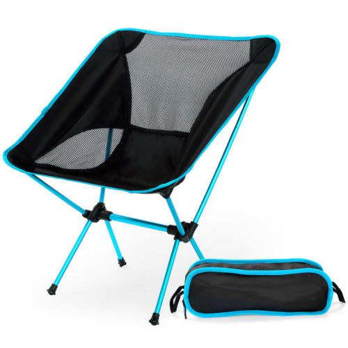 Oxford Quick Open Fishing Camping Folding Moon Chair, Mini Folding Camping Chair For Fishing