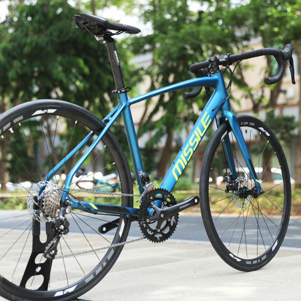 700C Completo Alumínio Fibra de Carbono Bicicleta 21 Velocidade Duplo Disco Freio Full Carbon Road Bike