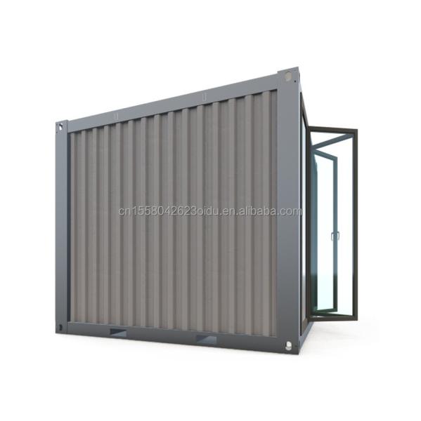 Mini-boutique pop-up de 10 pieds, contenant, café, bar, fast-food, restaurant, magasin avec fenêtres en alliage d'aluminium