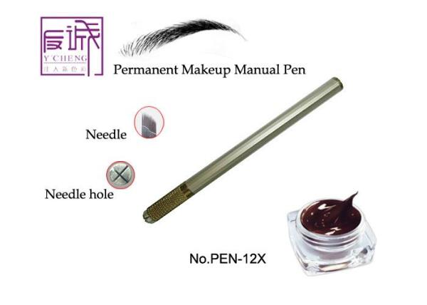 110mm Permanent Makeup Lock-in Device Manual Tattoo Pen for Eyebrow Tattooing
