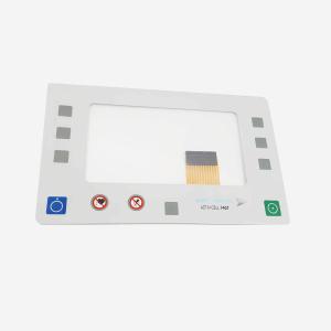 UV 印刷を備えた OEM の耐久性のあるグラフィック オーバーレイ膜スイッチ