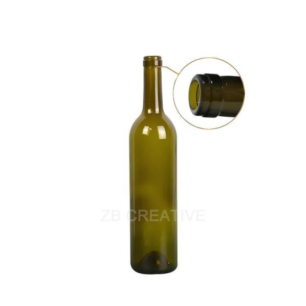 Standard 750ml Bordeaux Wine Bottles Cork Top For Red Wine 470g 1701K-1