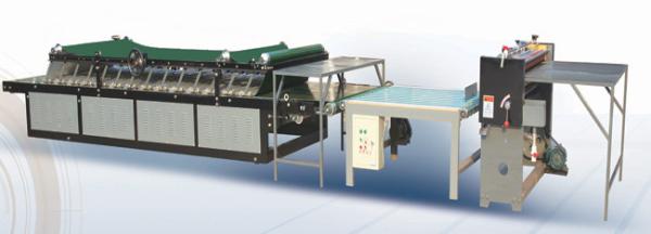 Manual Flute Lamination Machine, Single Faced Corrugated Sheet + Surface Paper