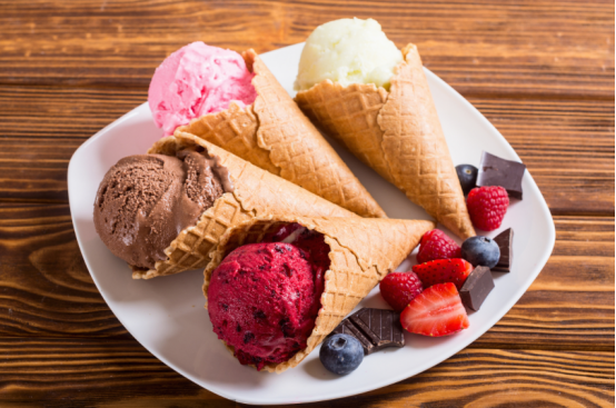 Height Adjustable Ice Cream Machine 360°Movable Universal Wheel 220v 110v 60hz