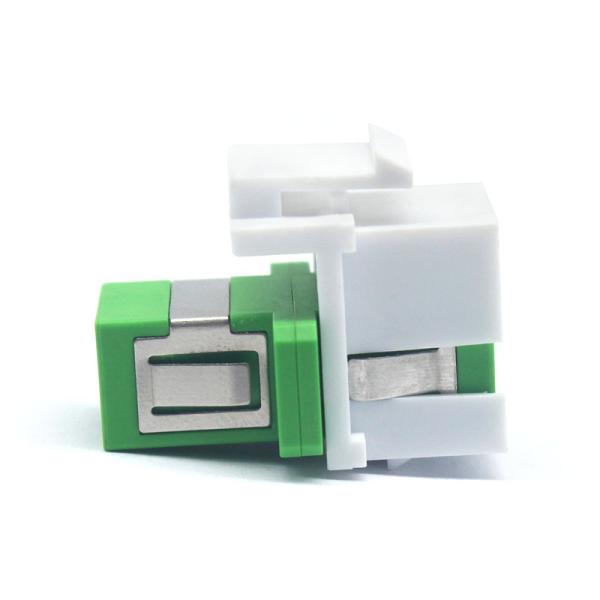 SC APC Simplex Keystone Adapter с испытанием нагрузки на фланце ≥ 70 N Температу