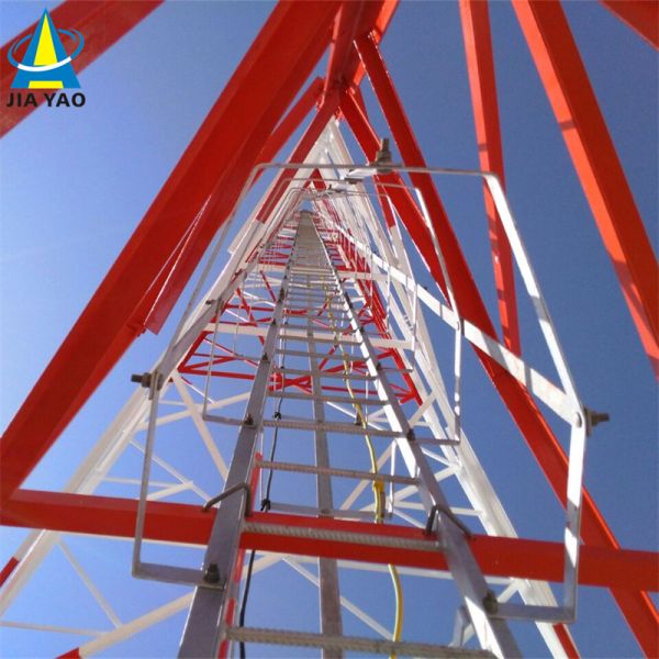 Wireless Hot-dip galvanization 3-Legged Angular Tower for 5G and Wifi Internet Connectivity