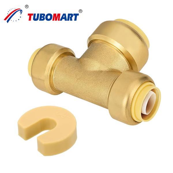 1 / 2-1 polegadas Push In Elbow Fitting Alta qualidade Quick Connection Fittings Lâmina livre de chumbo 3/4 Push Fit Fittings