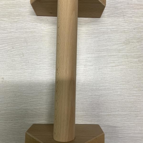 Pushup Stand Wooden Push up Bars Gym Gear Equipment with Anti-slid Parallettes Wooden Push up Bars