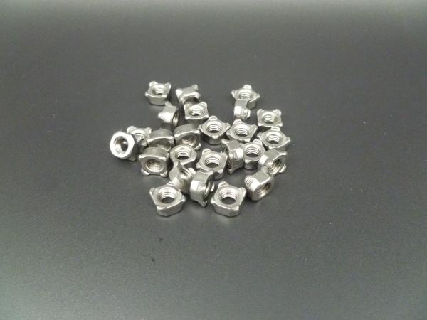 M10*1.0/M10*1.25 Carbon Steel DIN 928 Square Weld Nut,Plain surface,Grade 8