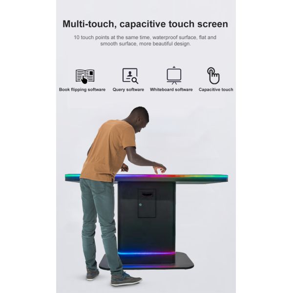 43 Inch Lcd Interactive Restaurant Smart Home Products Touch Screen Multi-function Table Computer