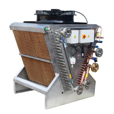 V Type Adiabatic Water Spray System Epoxy Aluminum Fin Dry Fluid Cooler