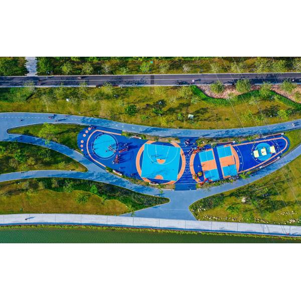 Цвет экологических зерен Epdm обломоков Wetpouring спортивной площадки поверхностных резиновых красный