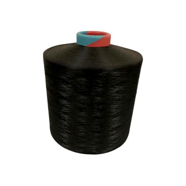 150D/48F Dope Dyed Colors Red Blue White Black Grey DTY 100% Polyester Yarn For Knitting Weaving