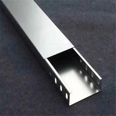 Ventilated Trough Raceway Cable Tray Trunking Hot Dip Galvanised Steel
