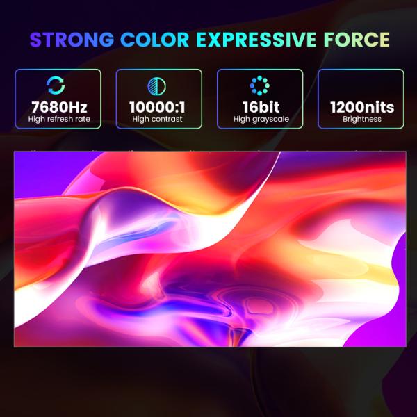 DDW High Performance 4K HD Ledwall Panel P1.9 P1.25 P1.56 P1.8 Seamless Splicing Indoor Led Display Screen for Conference Room