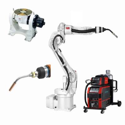 Braço robótico industrial da linha central do robô de solda automática 6 de ABB IRB 1520ID com MIG MAG Welder