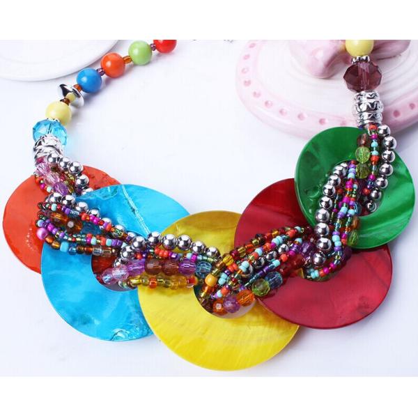 European and American bohemian necklace shell beads necklace clavicle chain / Necklaces