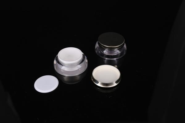 hand lip crystal pump empty square white Screen Printing Airless 30ml Cosmetic Cream Jars
