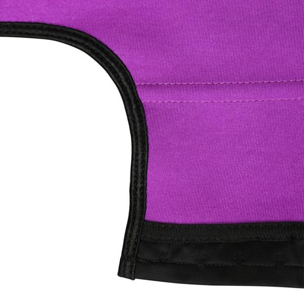 O aço roxo do instrutor 4 da cintura do látex do espartilho da veste desossou o instrutor ajustável MH1052 da cintura da alça